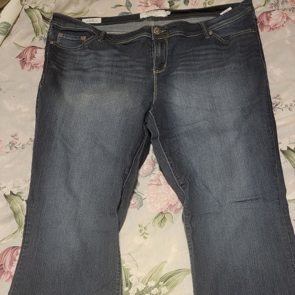 Torrid Denim slim boot cut, size 22T